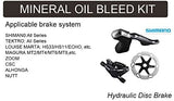 CYCOBYCO Bicycle Brake Bleed Kit for Shimano TEKTRO MAGURA Zoom Bike Mineral Oil Hydraulic Disc Professional Tool Set