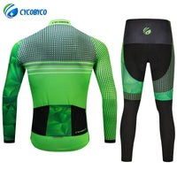 Cycobyco Fluorescence Cycling Jersey Long Sleeve Ciclismo Maillot MTB Bike Bicycle Jacket Cycling Quick Dry Clothing