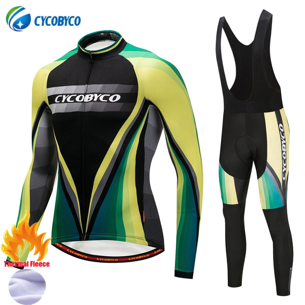 Cycobyco Winter Thermal Fleece Cycling Clothing Bike Clothes